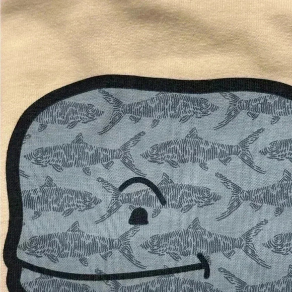 Boys, white vineyard, vines, T-shirt, size large - Picture 3 of 4